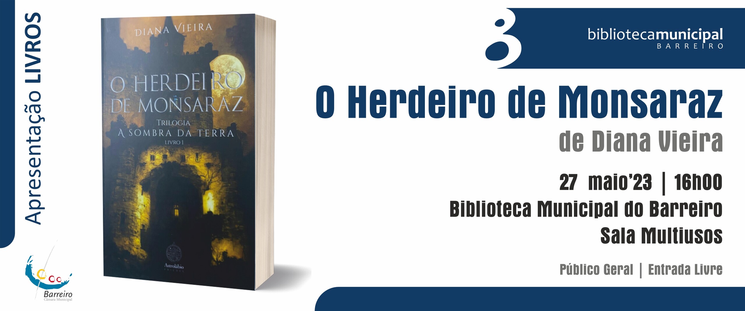 Apresentação de livro | O Herdeiro de Monsaraz