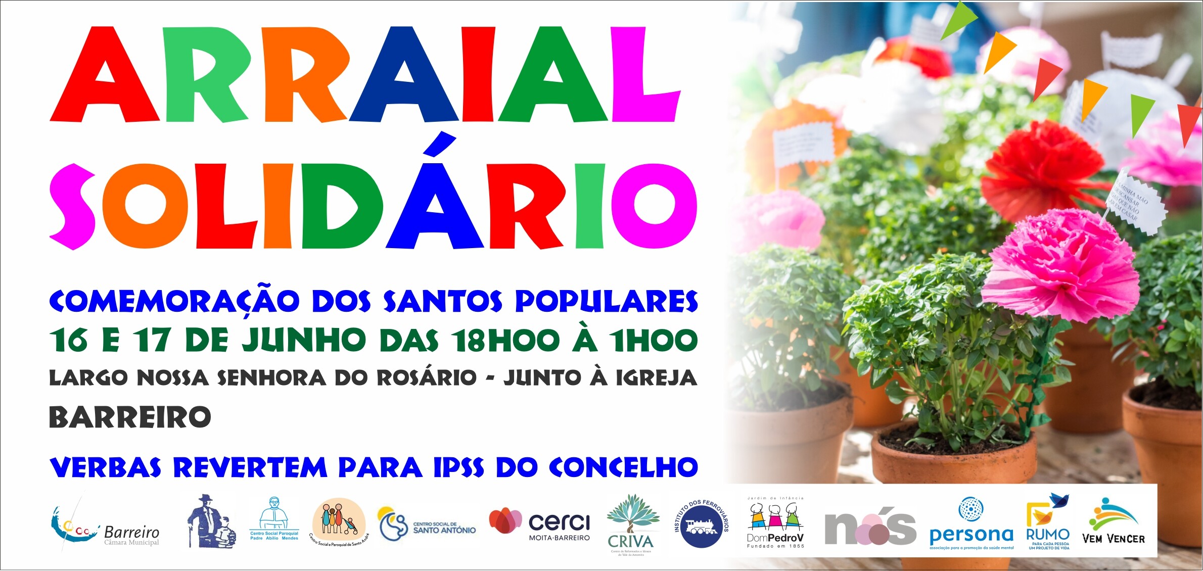 Arraial Solidário | Comemoração dos Santos Populares