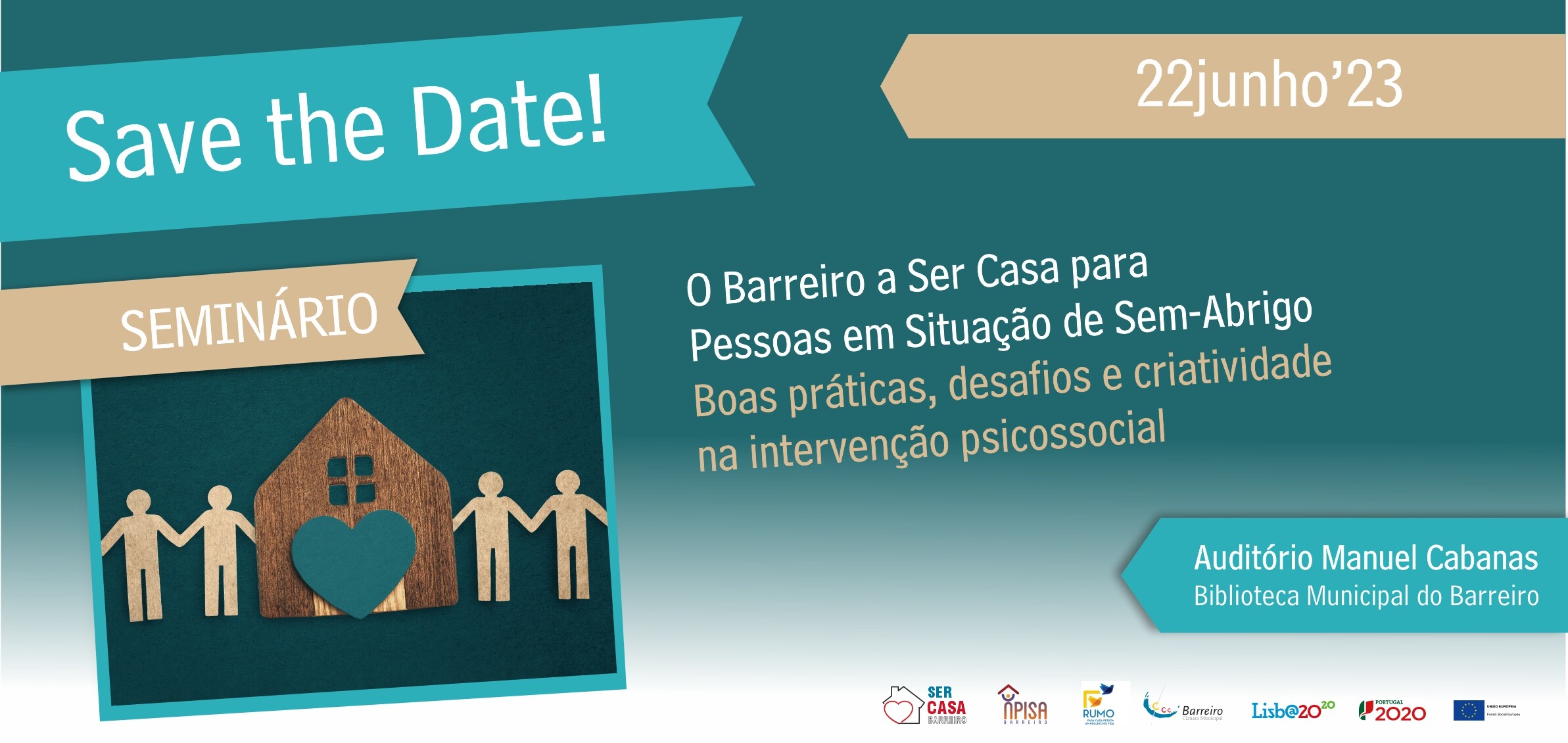 Seminário “O Barreiro a Ser Casa para as Pessoas em Situação de Sem-Abrigo”
