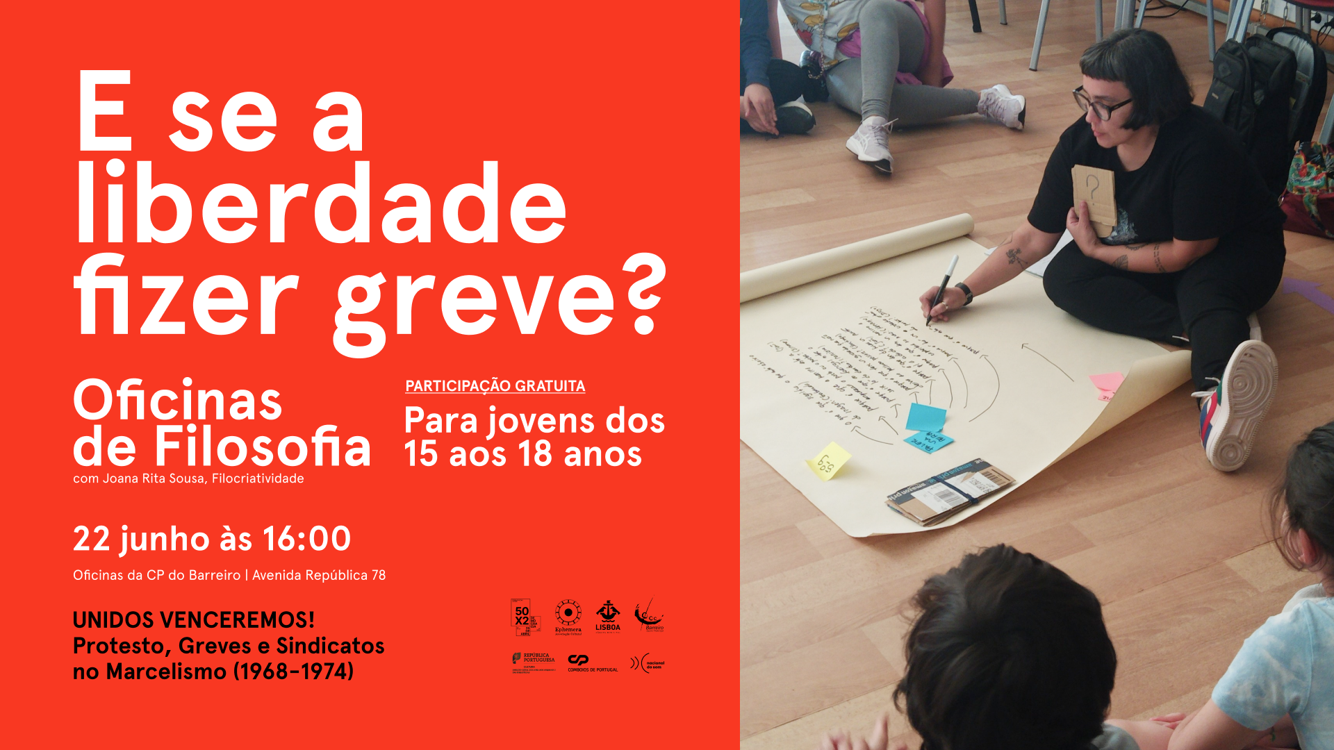 Oficinas de Filosofia | E se a liberdade fizer greve?