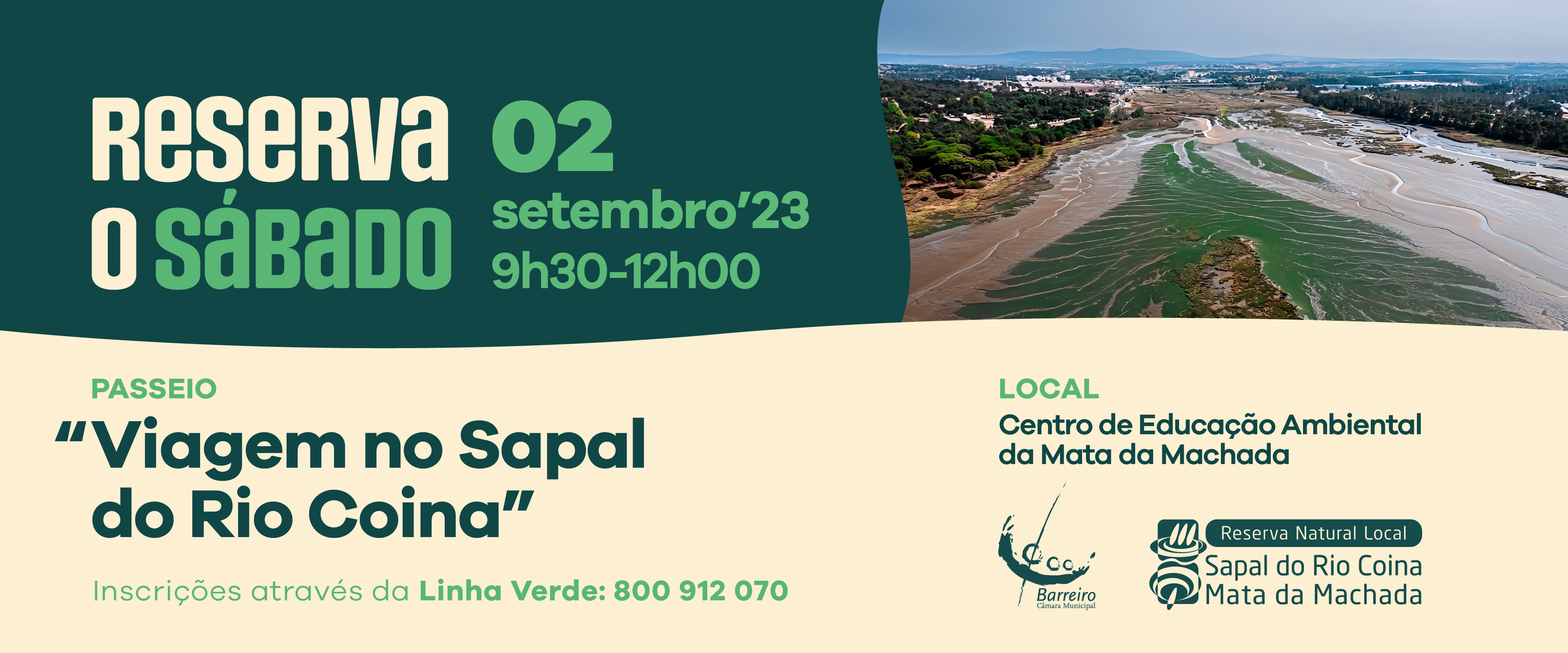 Viagem no Sapal do Rio Coina | “Reserva o Sábado”