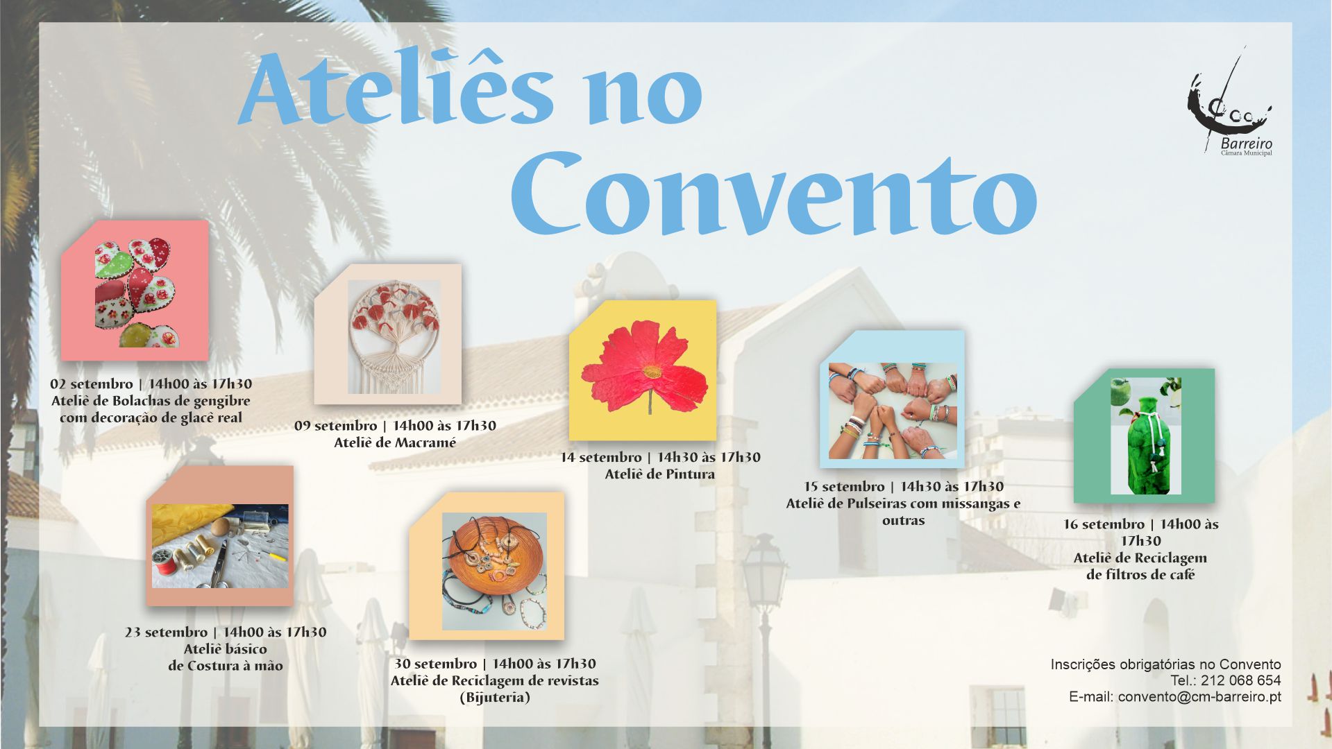 Ateliês no Convento