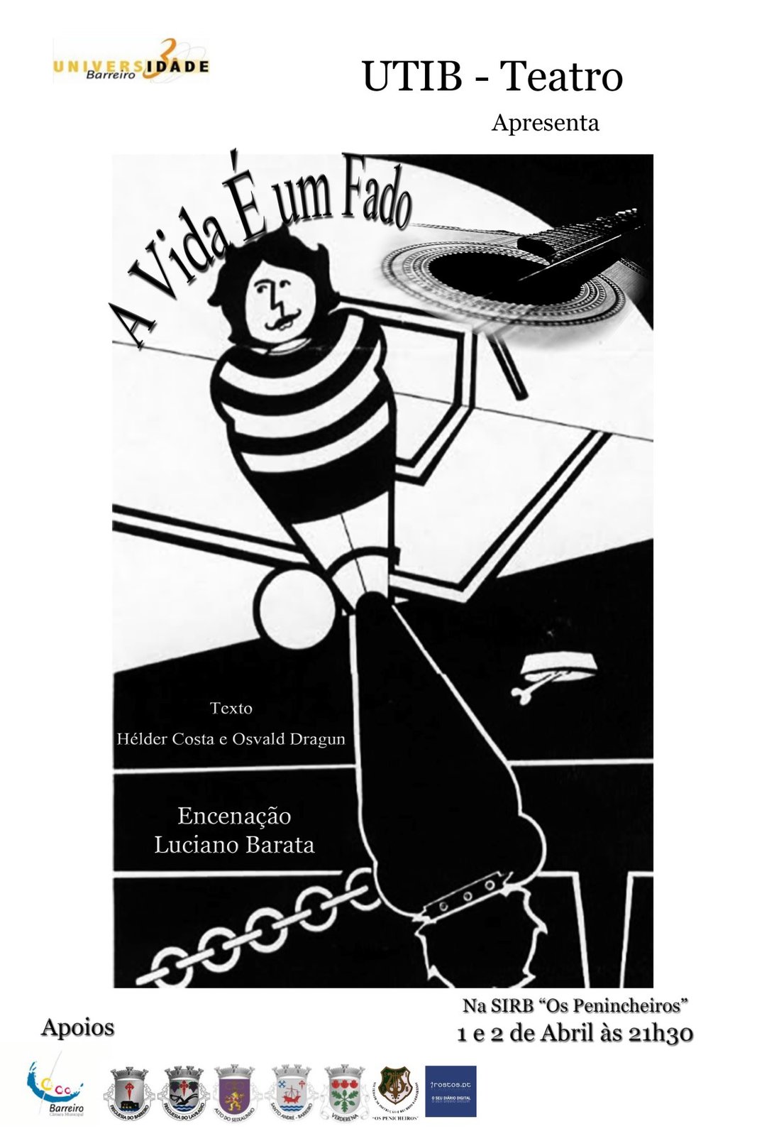 UTIB–Teatro apresenta “A Vida é um Fado”