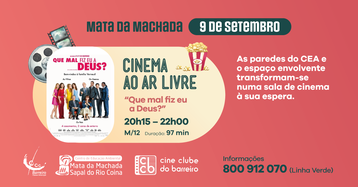 Sessão de Cinema ao Ar Livre