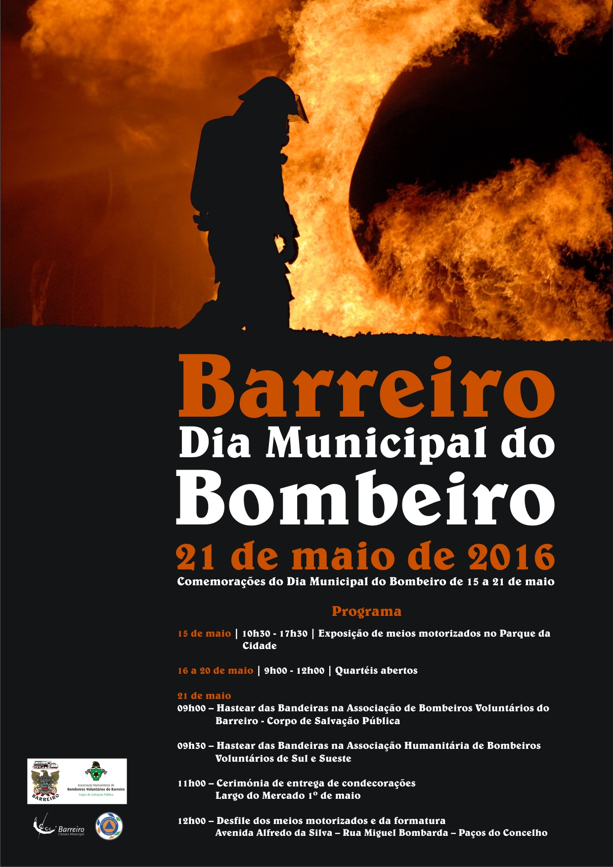 Comemorações do Dia Municipal do Bombeiro
