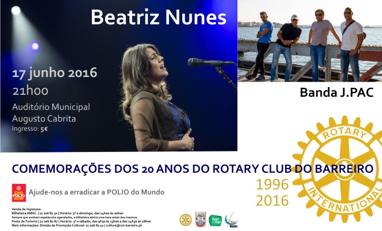 Comemoração dos 20 anos do Rotary Club do Barreiro