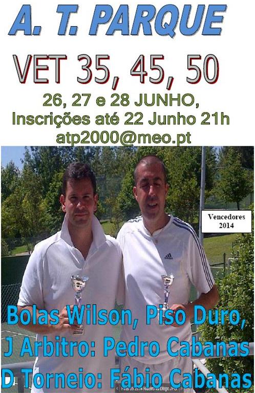 Ténis | Campeonato Nacional para Veteranos +35, 45 e 50 anos