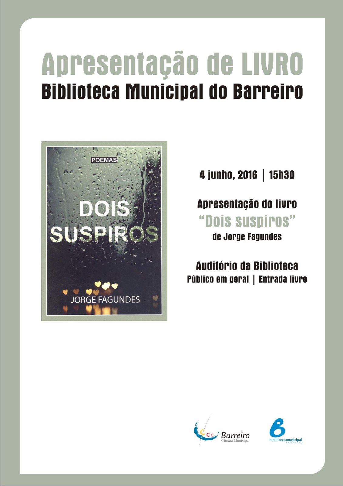 Apresentação do livro “Dois Suspiros”