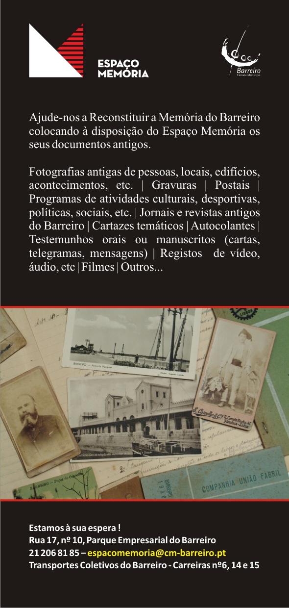 Dia Internacional dos Arquivos | Ajude-nos a Reconstituir a Memória do Barreiro!