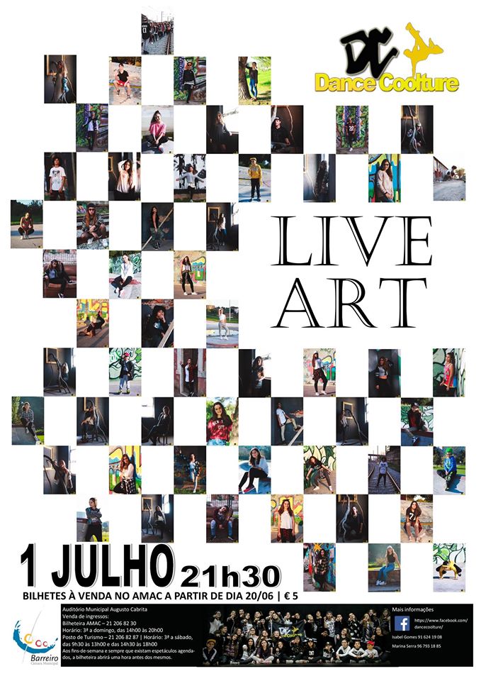 Live Art – Espetáculo de HIP HOP pela escola Dance Coolture