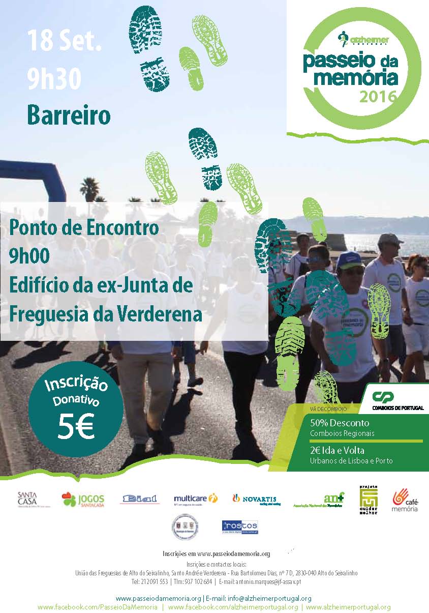 Passeio da Memória assinala Dia Mundial da Doença de Alzheimer