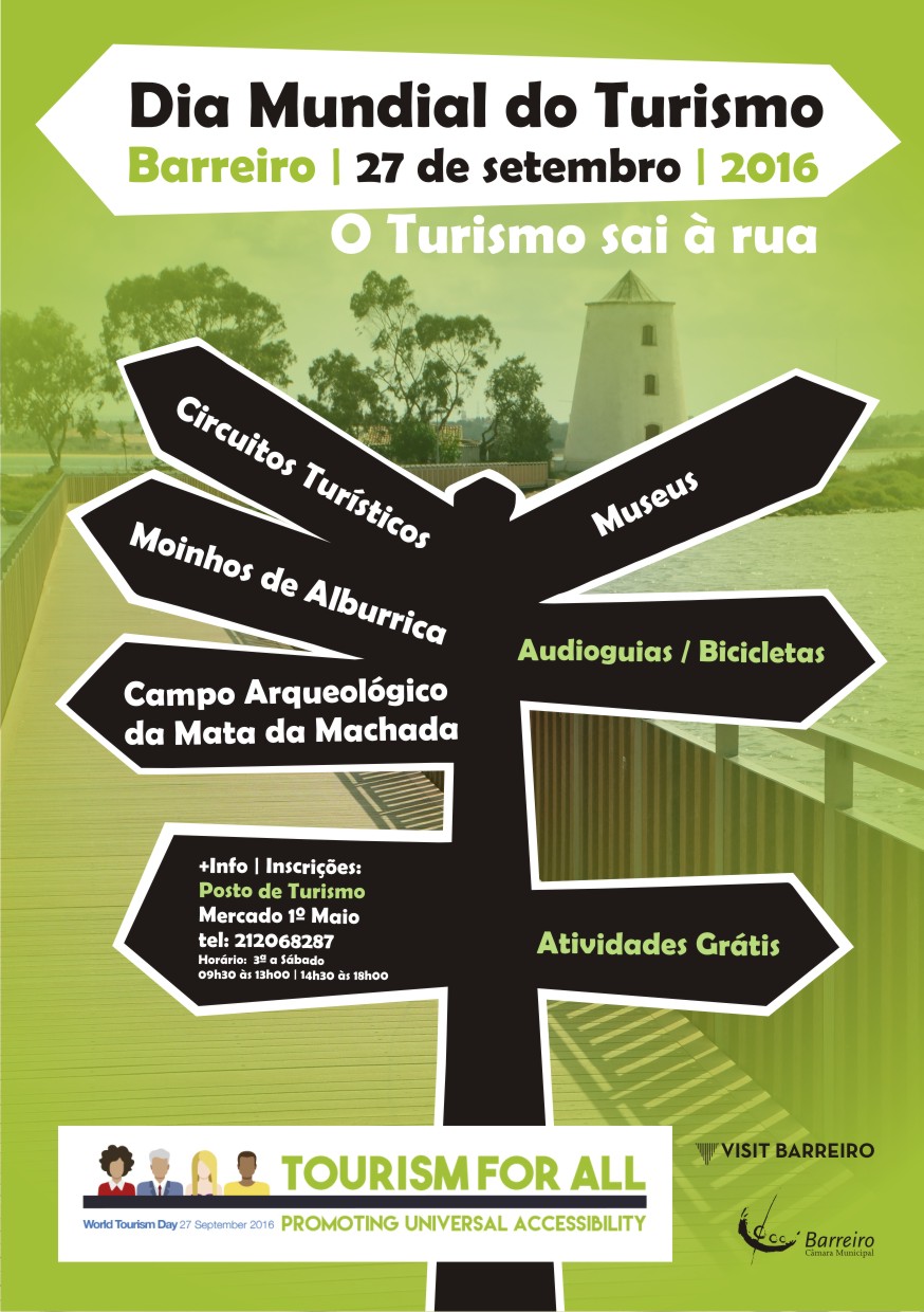 O Turismo sai à rua a 27 de setembro – Dia Mundial do Turismo