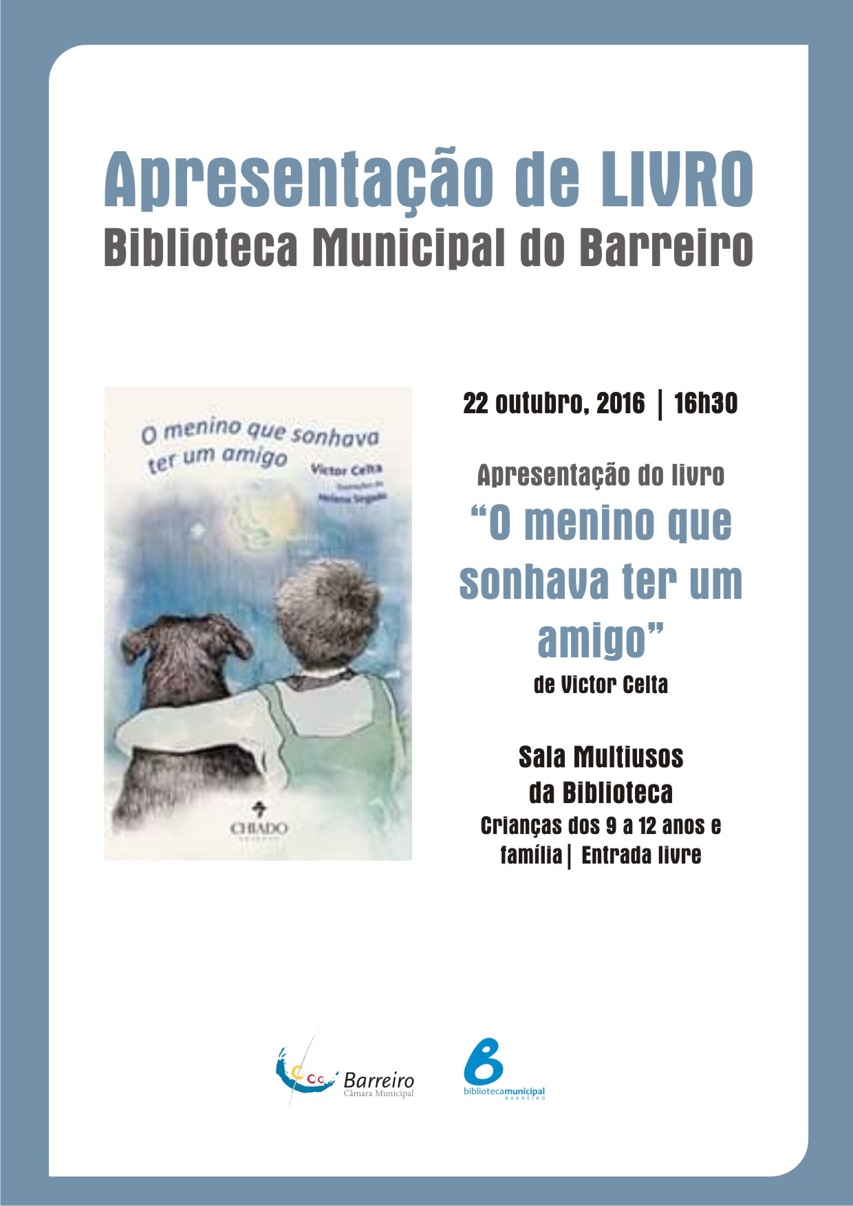 Apresentação do livro “O Menino que Sonhava ter um Amigo” na Biblioteca