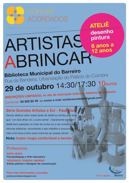 Artistas a Brincar | Inscrições abertas