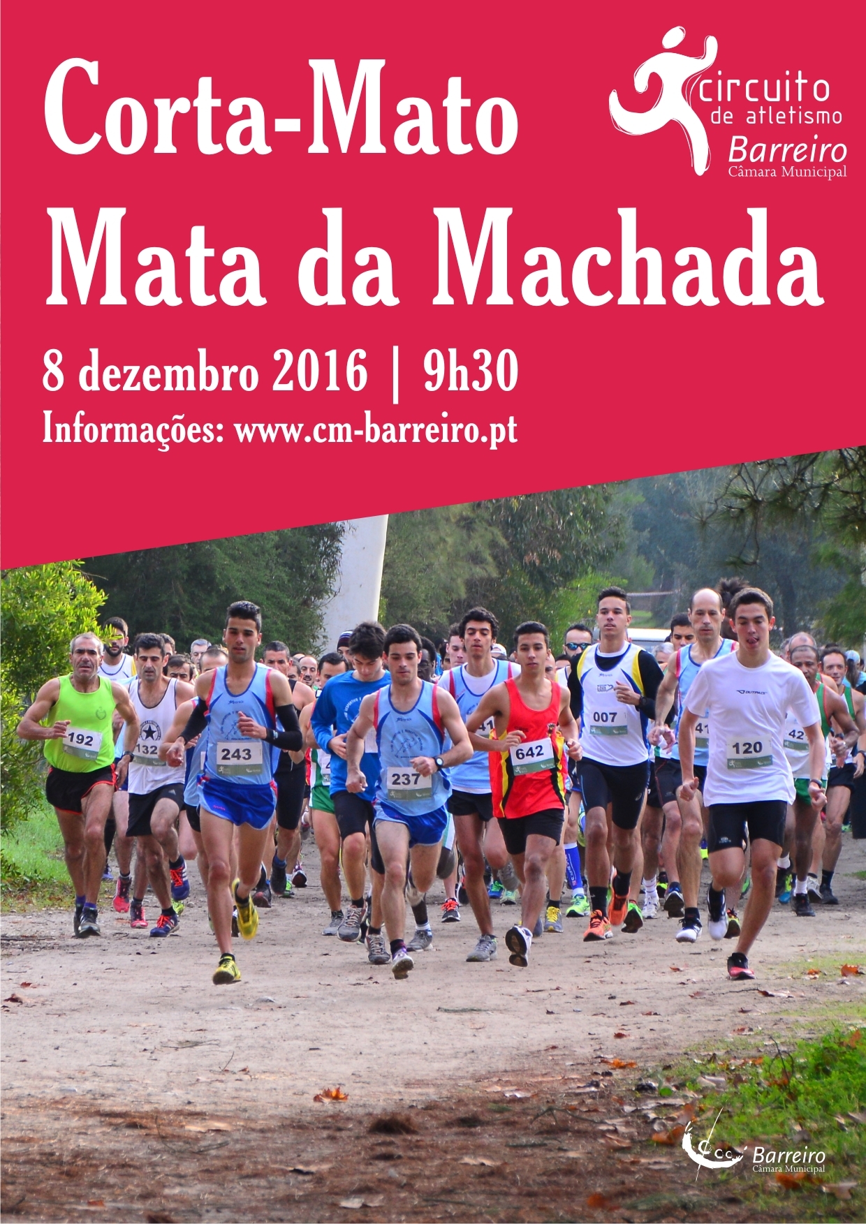 Corta-Mato da Mata da Machada | 9h30 | Circuito de Atletismo do Barreiro | 3ª jornada