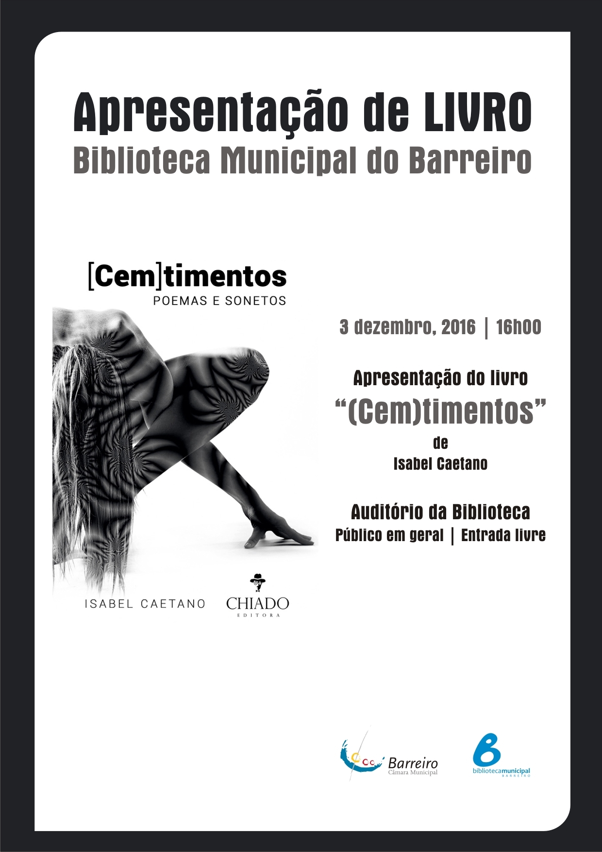 Apresentação do Livro “(Cem)timentos”