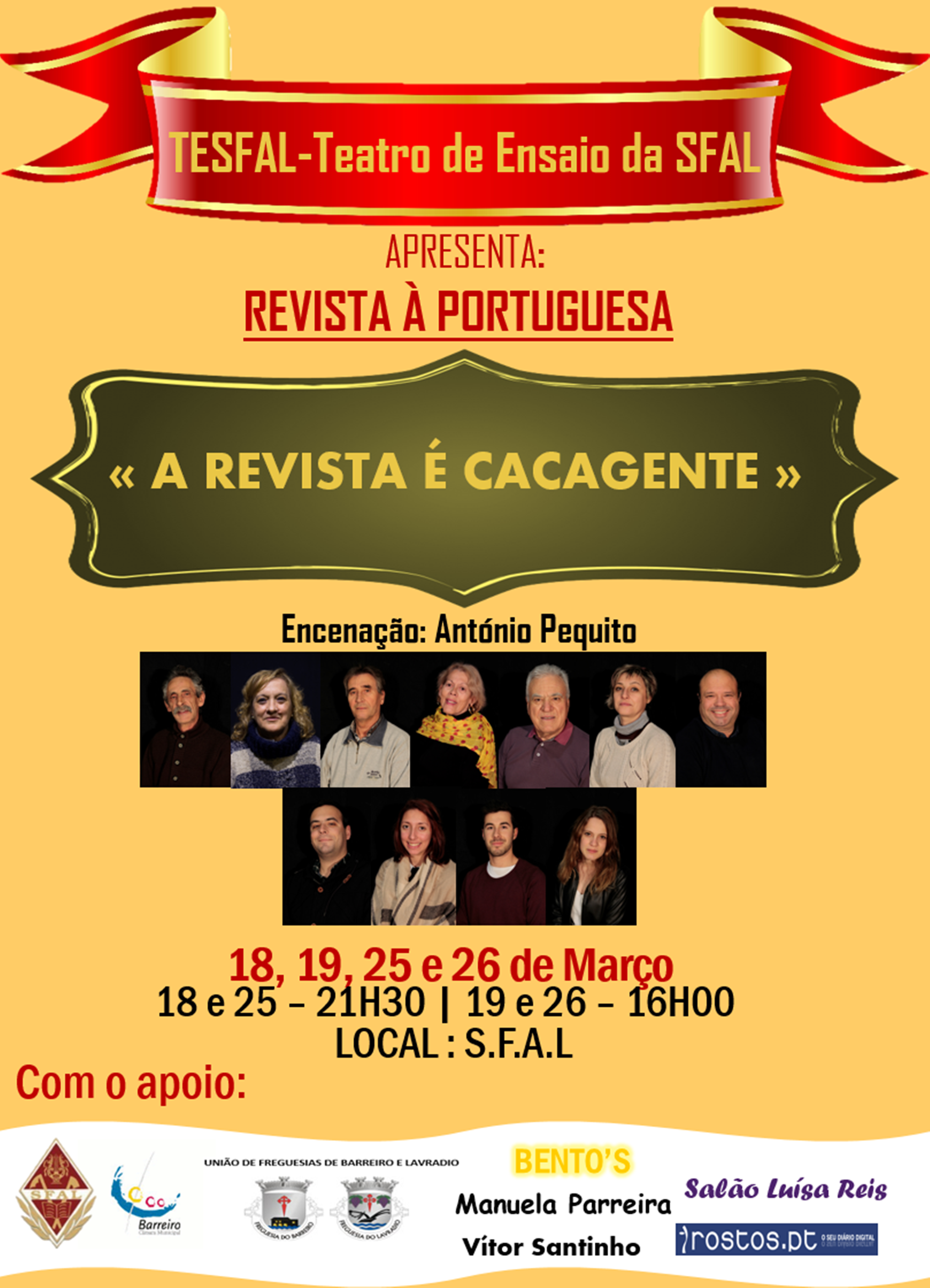 Mês do Teatro 2017 | A REVISTA É CACAGENTE