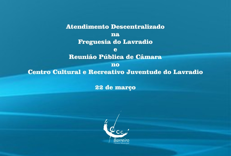 Atendimento Descentralizado | Reunião Pública de Câmara