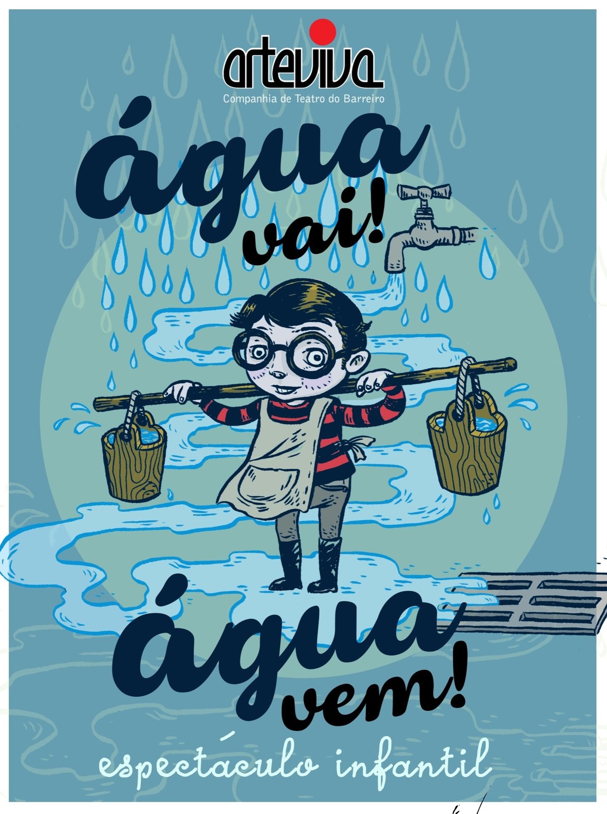 Água Vai! Água Vem! | Espetáculo de teatro para crianças | ESGOTADO
