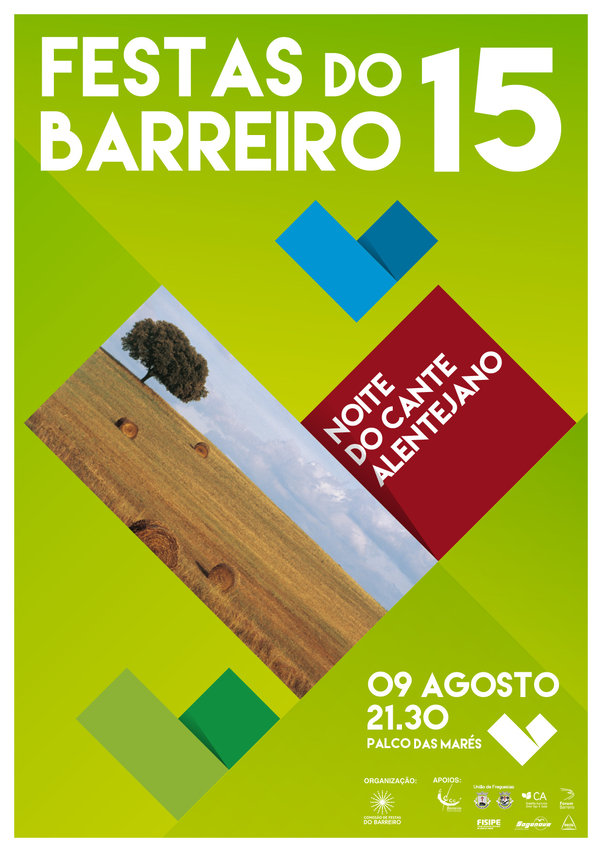 Festas do Barreiro 2015 | Noite do Cante Alentejano | 21h30 | Palco das Marés