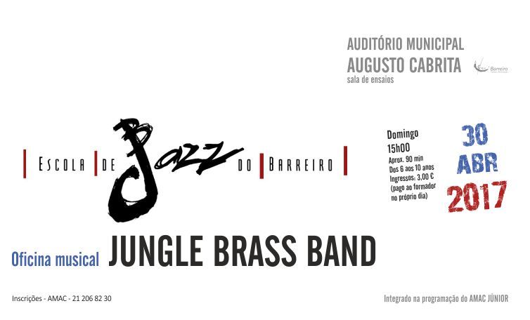 JungleBrassBand da Escola de Jazz do Barreiro | OFICINA DE MÚSICA