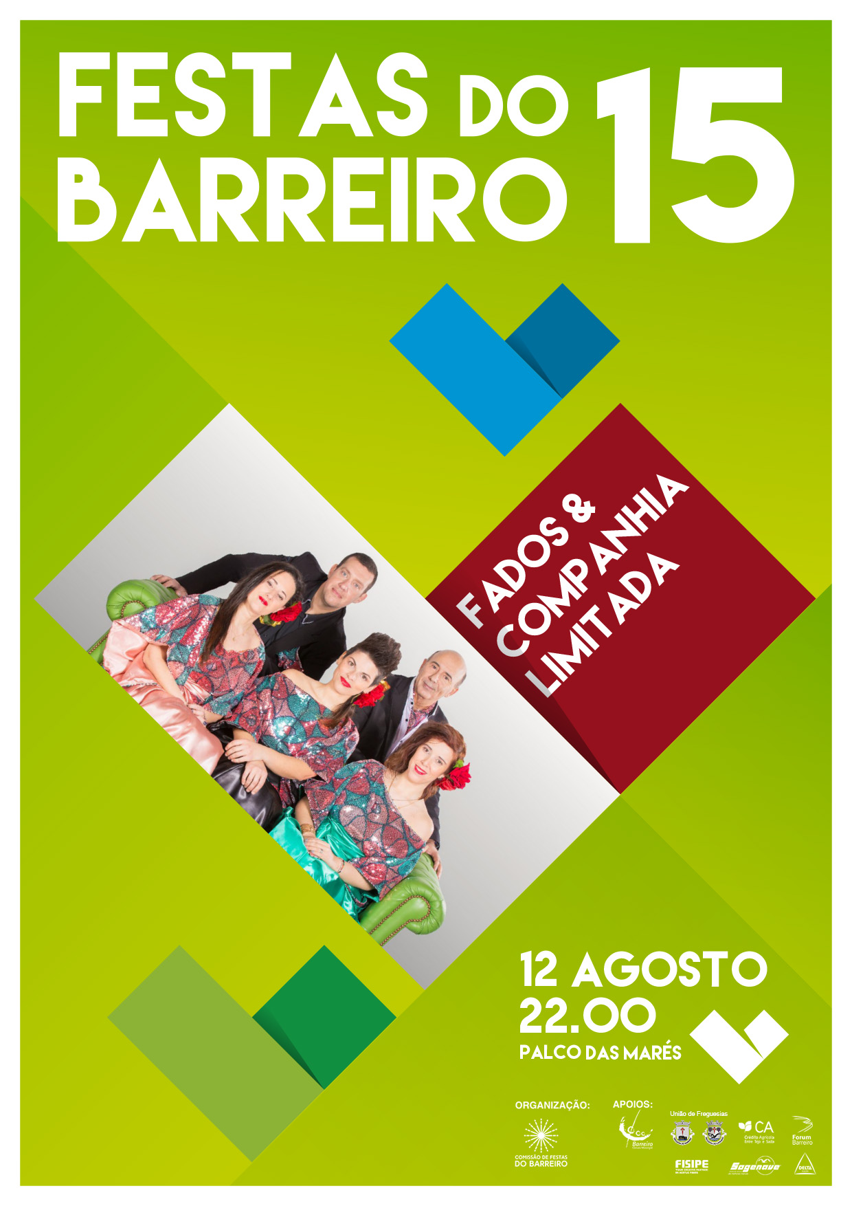 Festas do Barreiro 2015 | Fados & Companhia Limitada | 22h00 | Palco das Marés