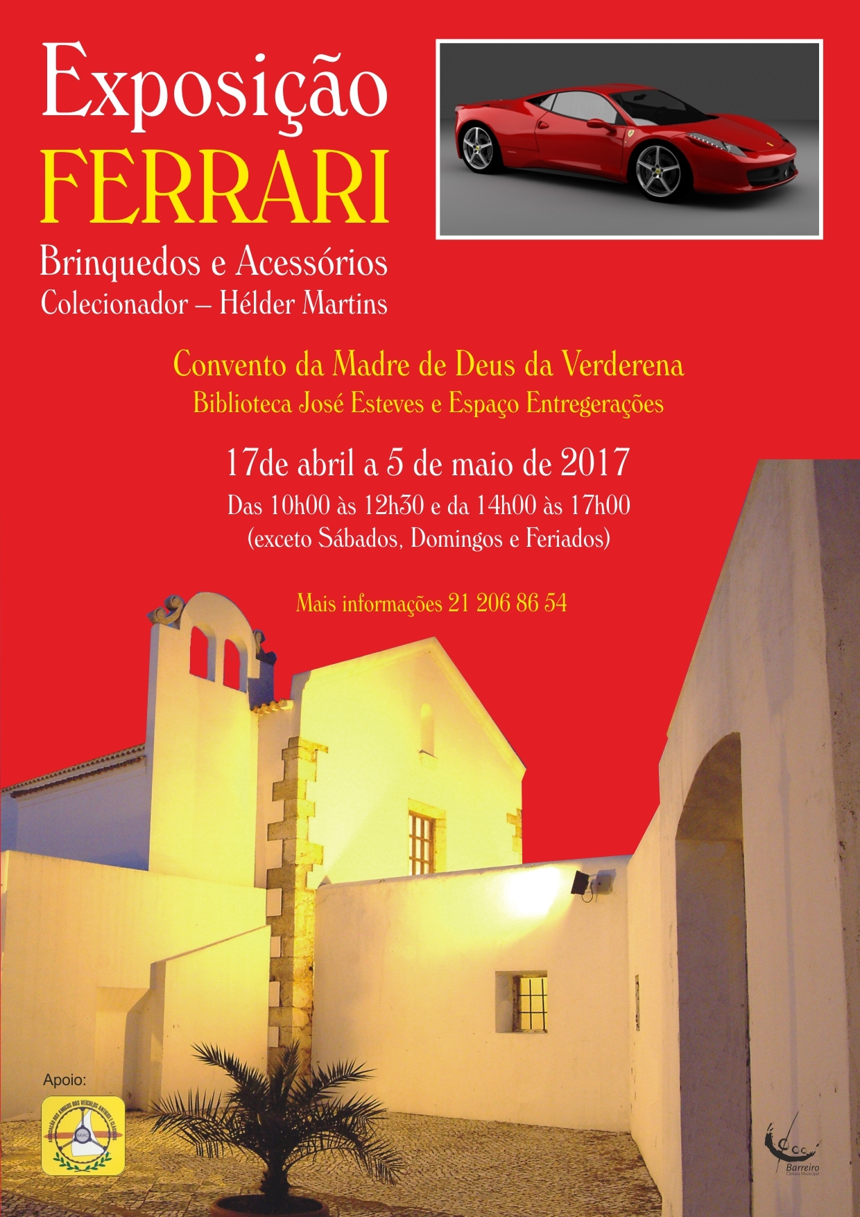 Exposição “Ferrari” – brinquedos e acessórios