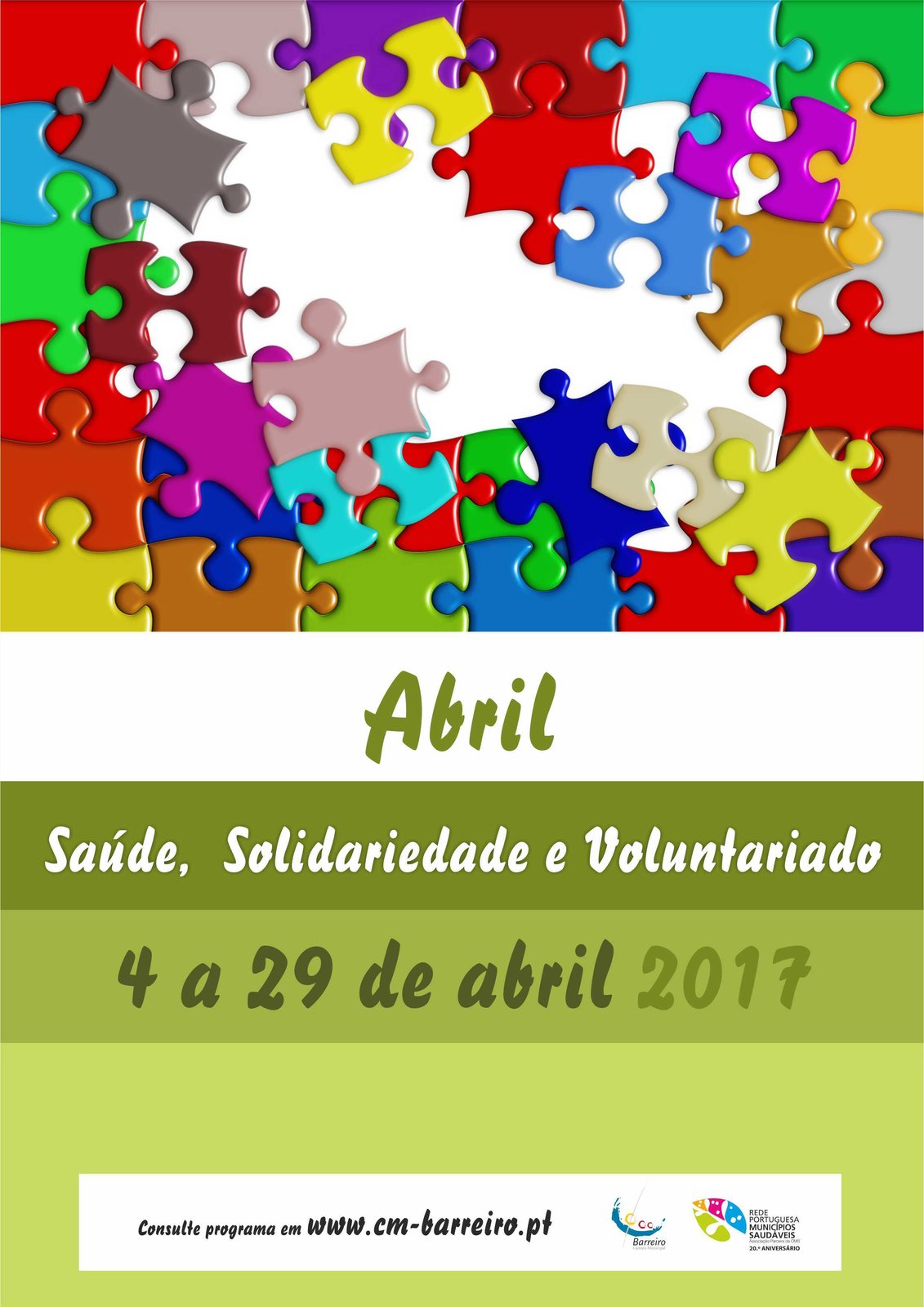ABRIL, SAÚDE, SOLIDARIEDADE E VOLUNTARIADO  | DIA MUNDIAL DA SAÚDE e DIA DO MUNICÍPIO SAUDÁVEL
