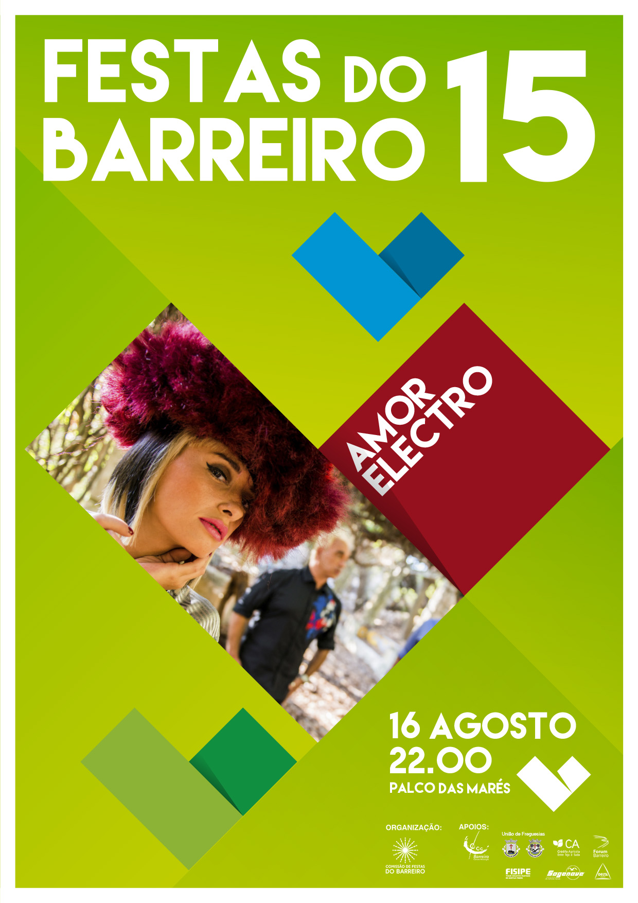 Festas do Barreiro 2015 | Amor Electro | 22h00 | Palco das Marés