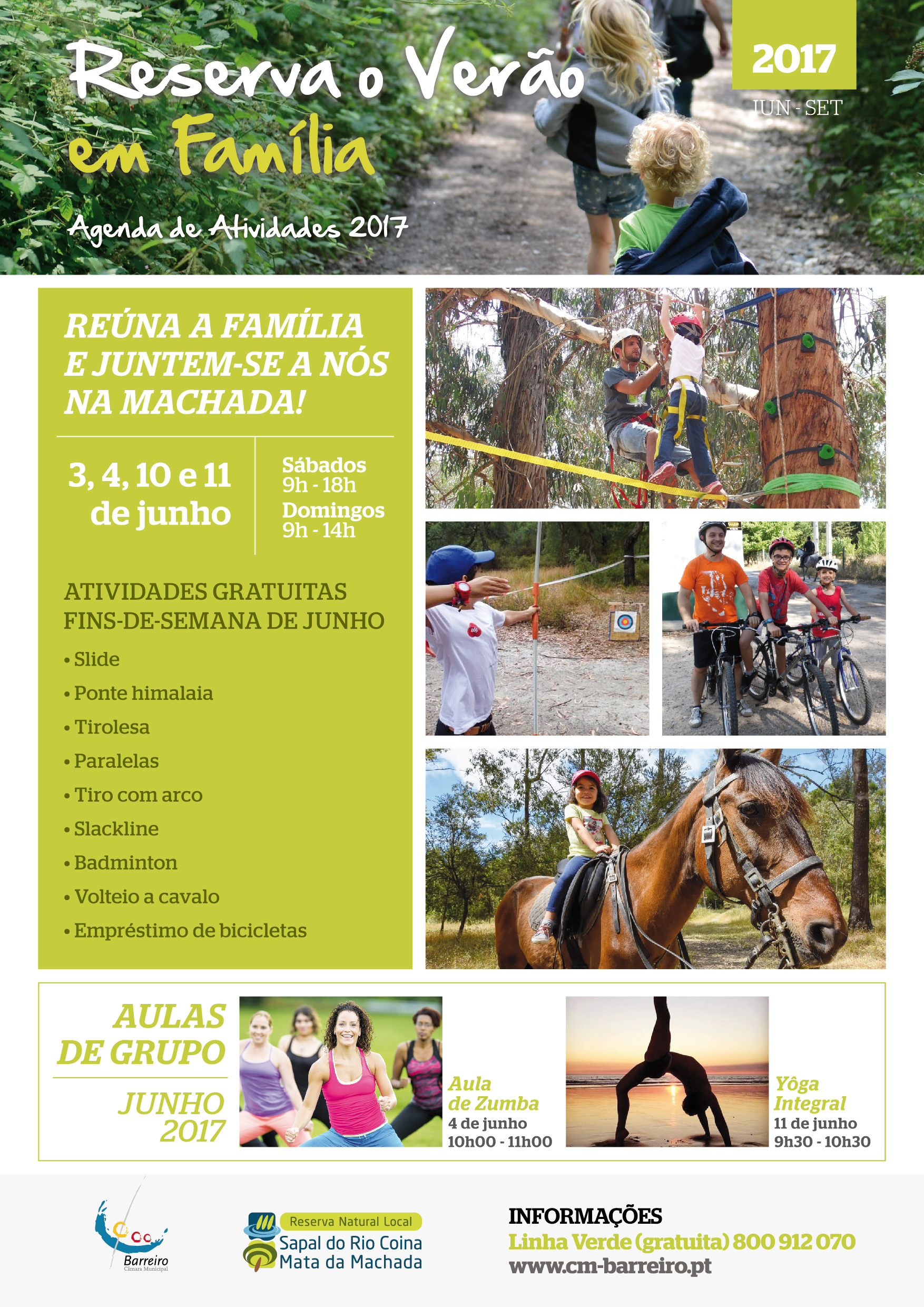 Machada Em Família | “Reserva o Verão em Família” | Agenda de Atividades