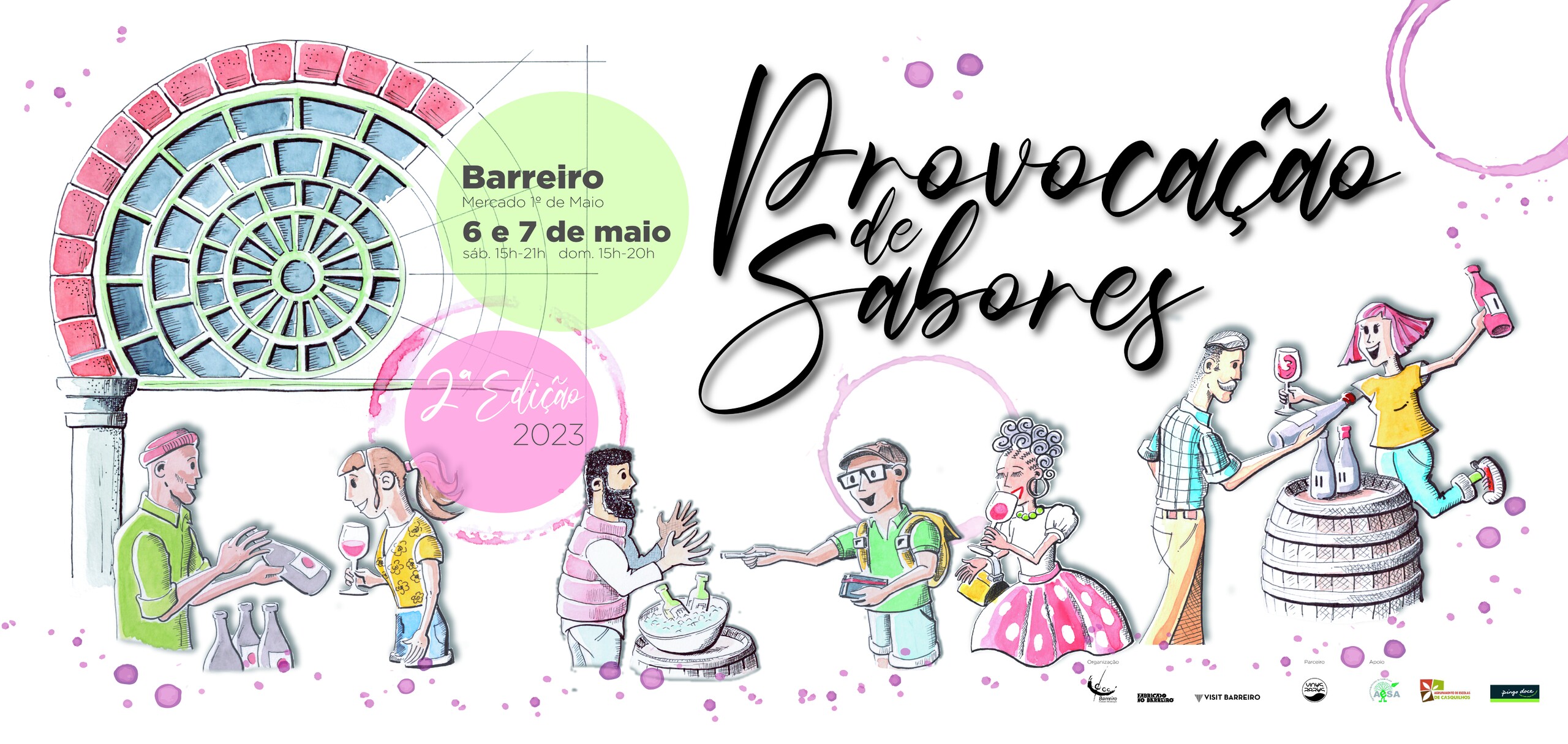 “Provocação de Sabores” |  6 e 7 de maio  Mercado Municipal 1º de maio | 55 produtores de vinho aderem ao evento