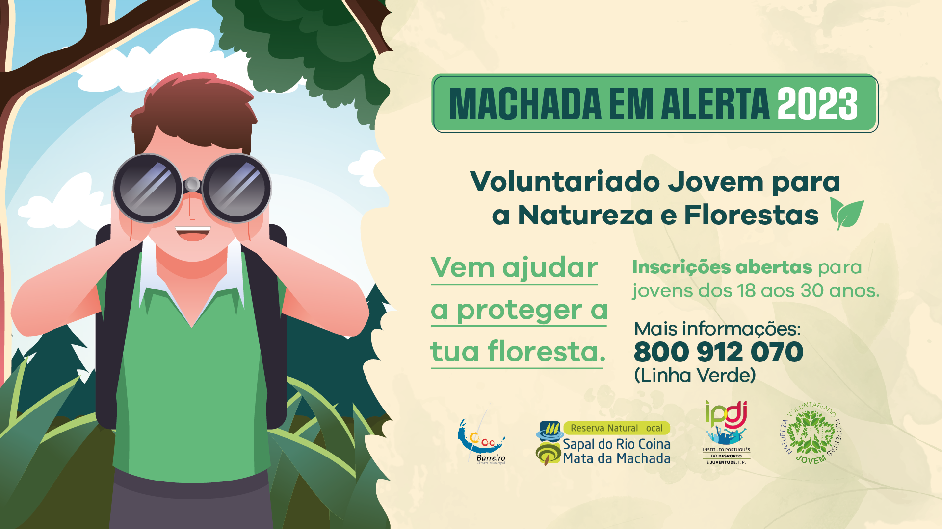 “Machada em Alerta” 2023 | Inscrições abertas | Vem ajudar a proteger a tua floresta!