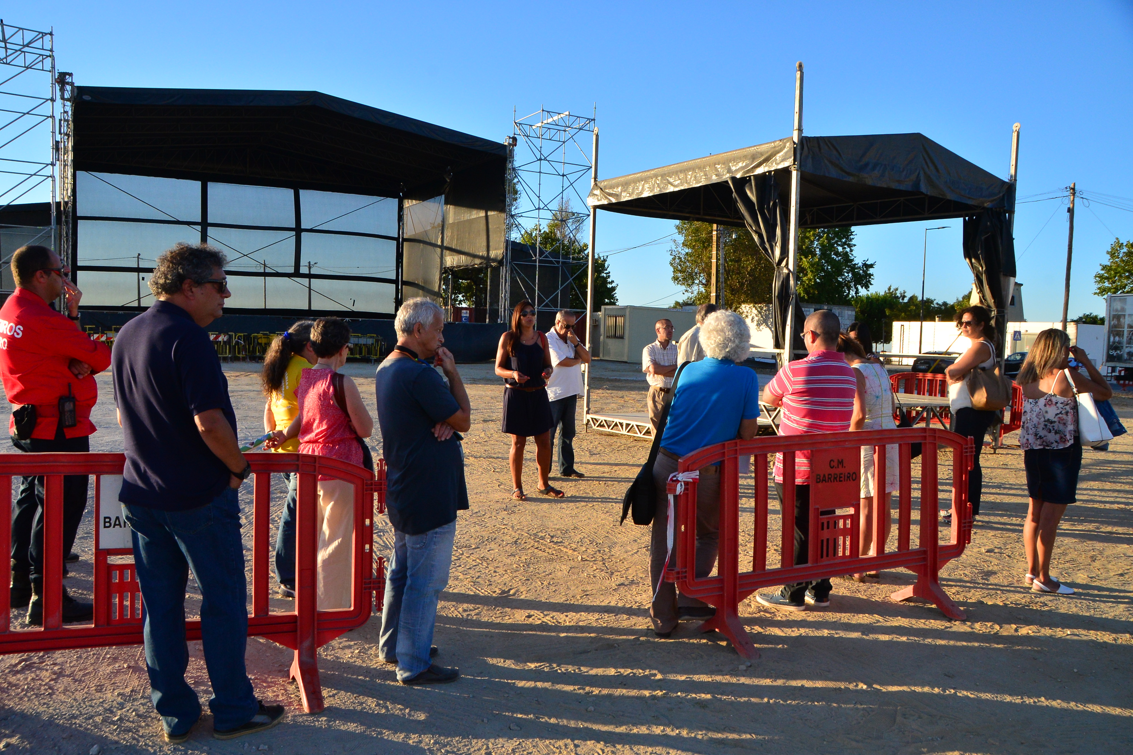Festas do Barreiro 2015 | Comissão visita o recinto