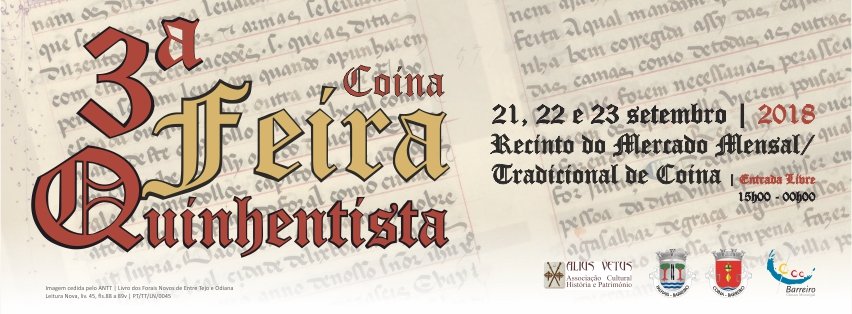 Feira Quinhentista de Coina | 21, 22 e 23 de setembro