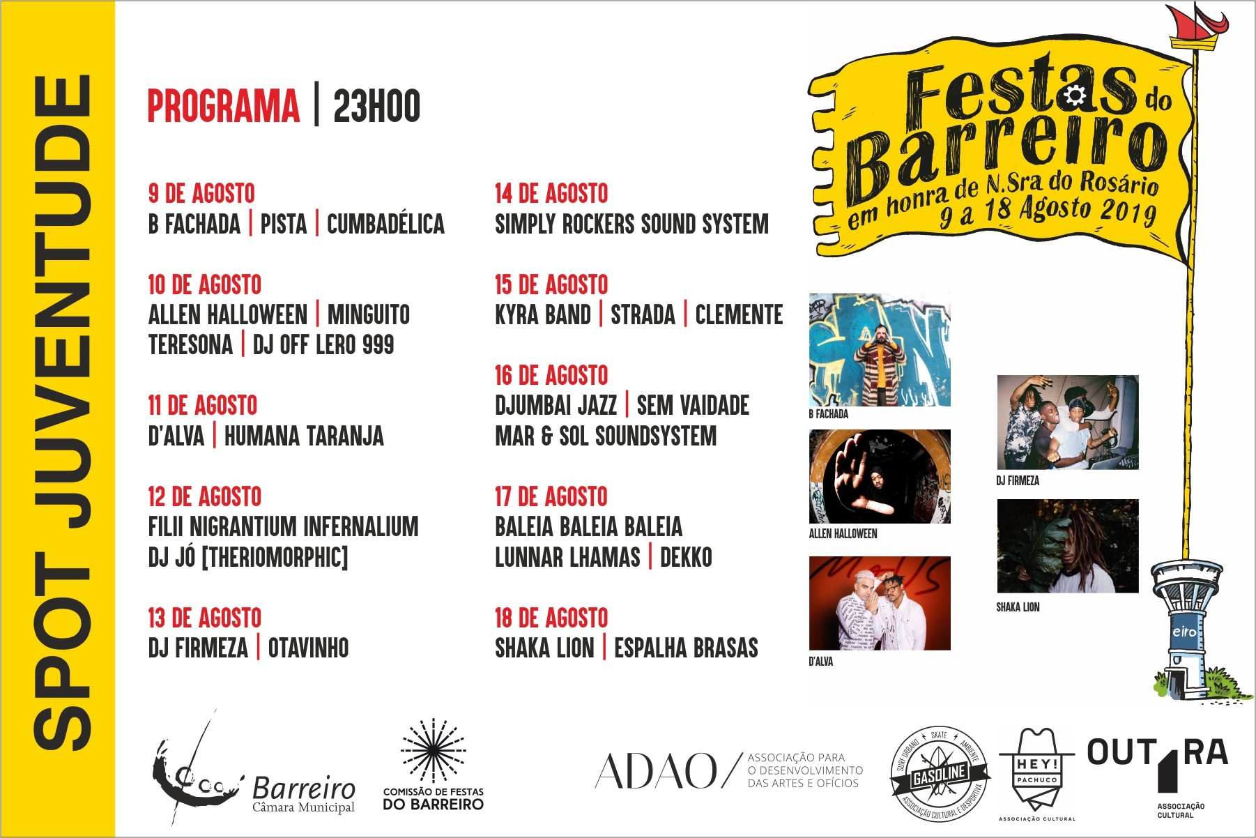 Festas do Barreiro de 9 a 18 de agosto | Spot da Juventude