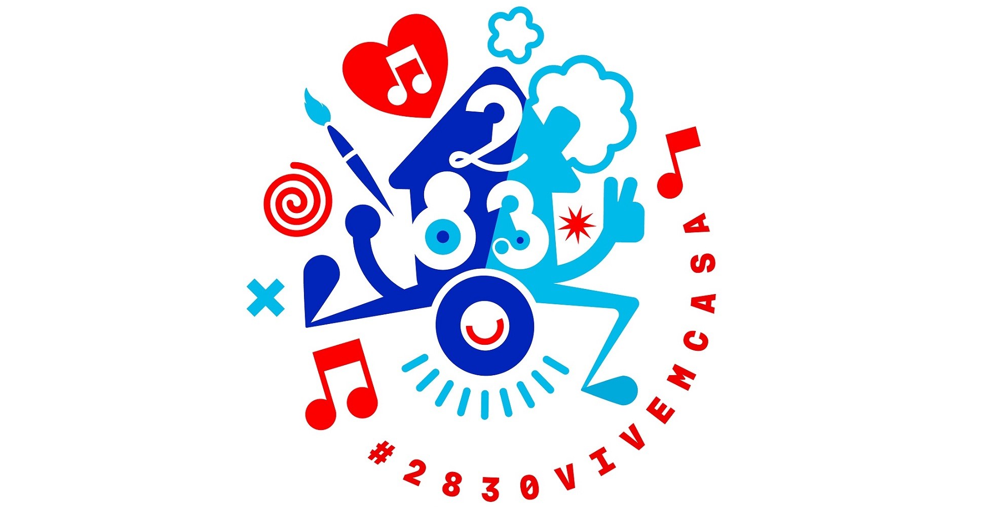 Logótipo do programa #2830vivemcasa