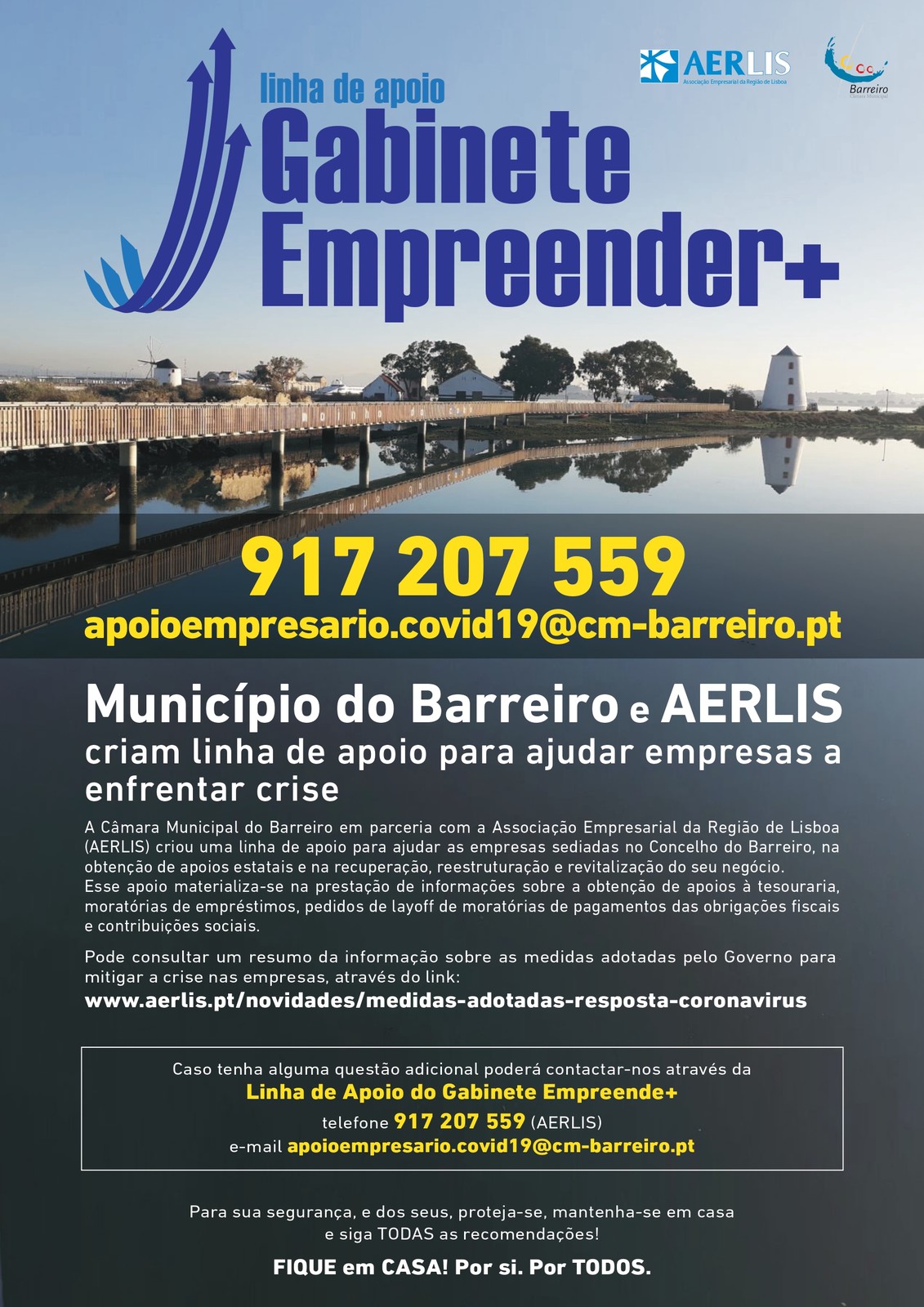 Município do Barreiro e AERLIS criam linha de apoio para ajudar ...