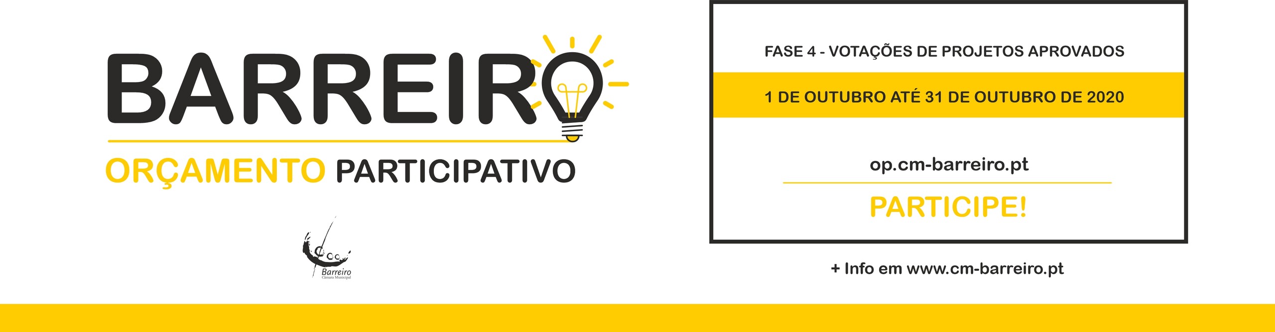 Orçamento Participativo do Barreiro | Votação dos projetos em outubro