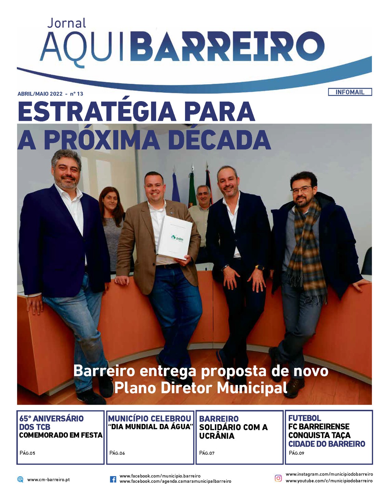 Jornal Municipal “Aqui Barreiro” abril/maio já disponível