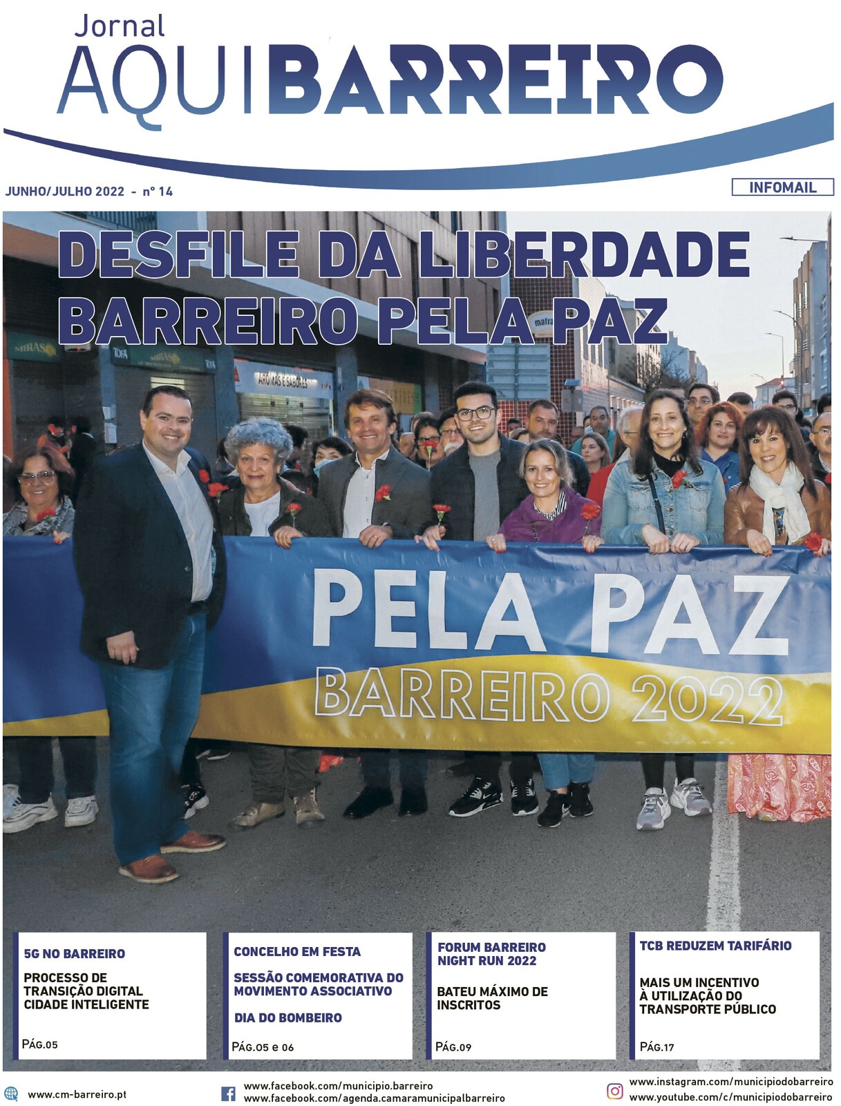 Jornal “Aqui Barreiro” de junho/julho de 2022 já disponível