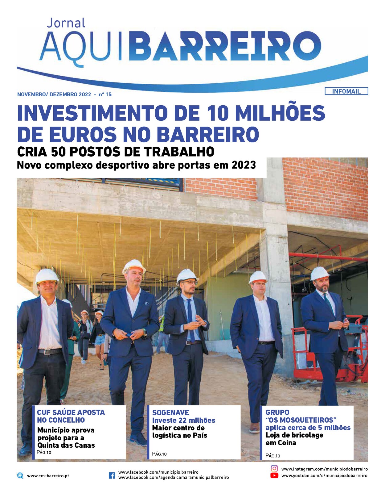 Jornal “Aqui Barreiro” novembro-dezembro 2022 já disponível