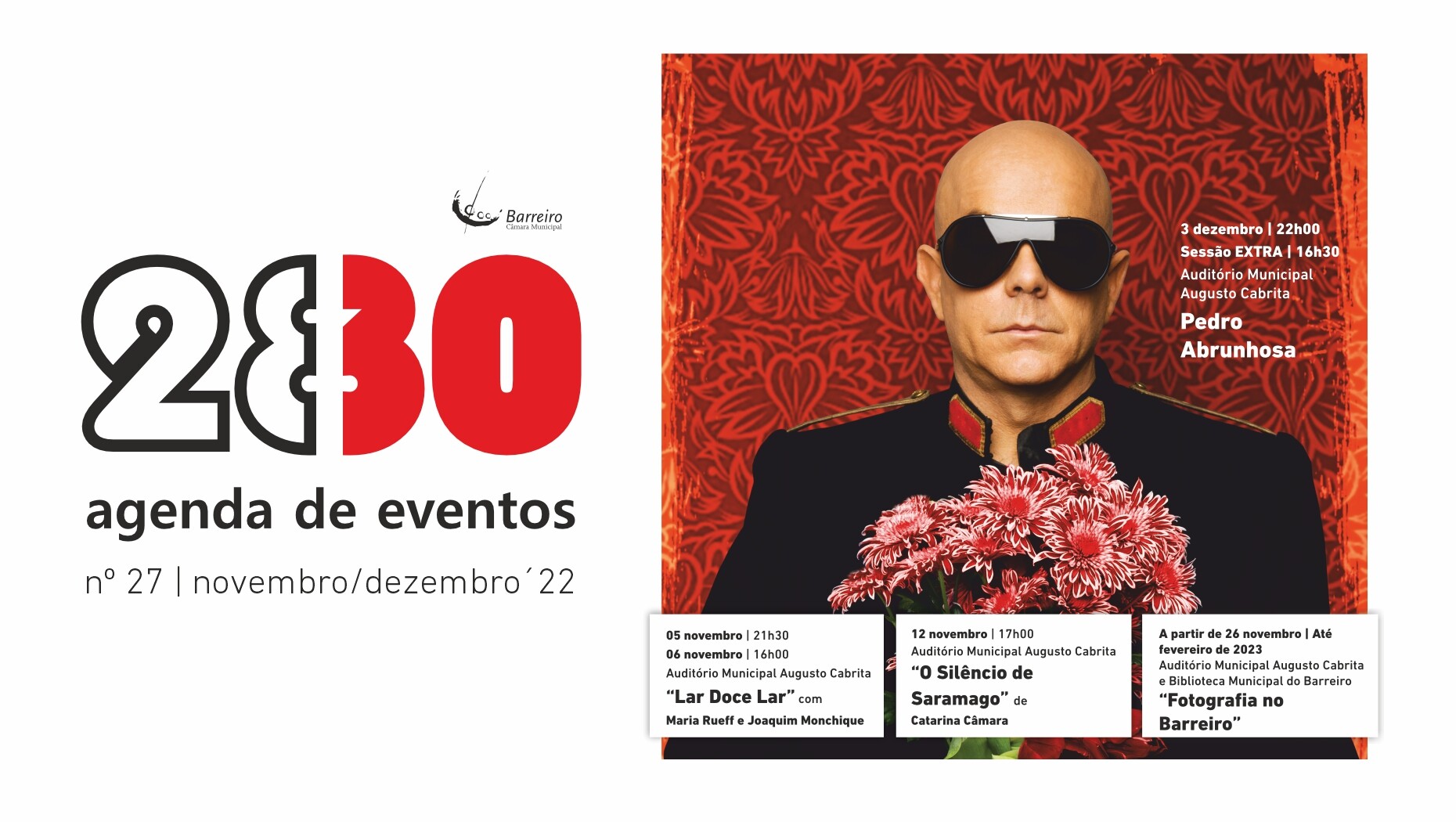 Agenda de Eventos 2830 de novembro/dezembro 2022