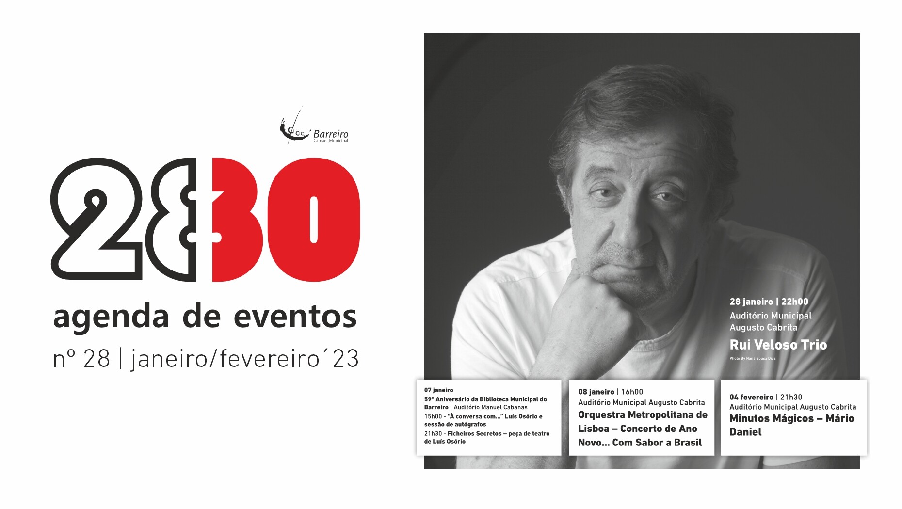 Agenda de Eventos 2830 de janeiro e fevereiro 2023